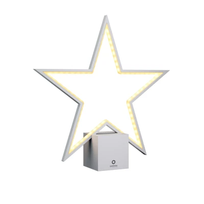 LUCY 2.0 - ezüst tölthető asztali lámpa 40,6 cm