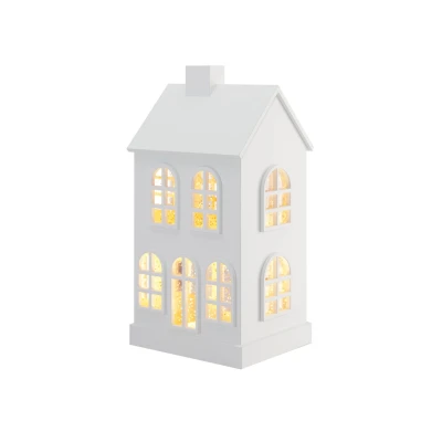 GLAMOR HOUSE - fehér dekoratív lámpa 23 cm