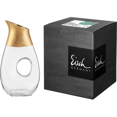 Eisch GOLD RUSH kancsó arany díszdobozban 7,5dl 298 mm