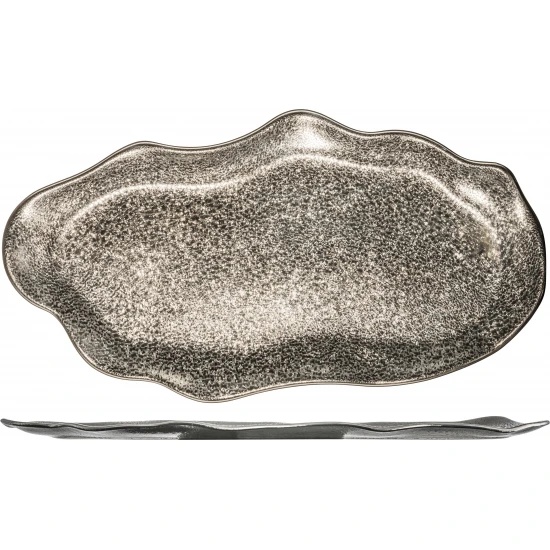 Eisch GOLD RUSH tányér platina 480 mm