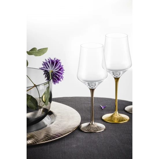 Eisch RAVI GOLD 2 db fehérboros pohár díszdobozban  3,8dl 237 mm