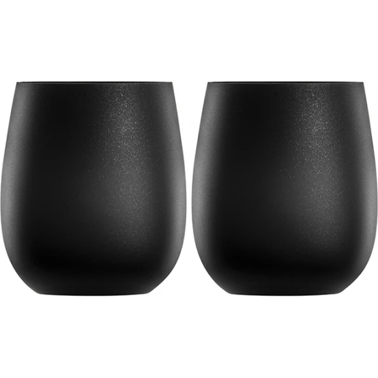 Eisch KAYA BLACK 2 db pohár díszhengerben 3,6dl 95 mm