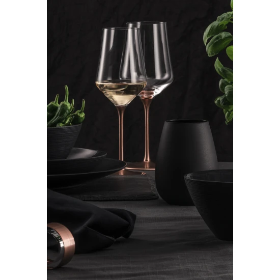 Eisch KAYA BLACK 2 db pohár díszhengerben 3,6dl 95 mm