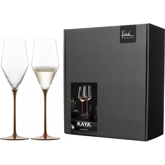 Eisch KAYA 2 db pezsgőspohár díszdobozban 2,6dl 246 mm