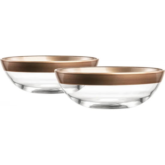 Eisch KAYA COPPER 2 db tál díszdobozban