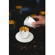 Eisch COSMO PURE WHITE Affogato al oro kávéscsésze kiöntővel díszhengerben 1dl 65 mm Eisch COSMO PURE WHITE Affogato al oro kávéscsésze kiöntővel díszhengerben 1dl 65 mm