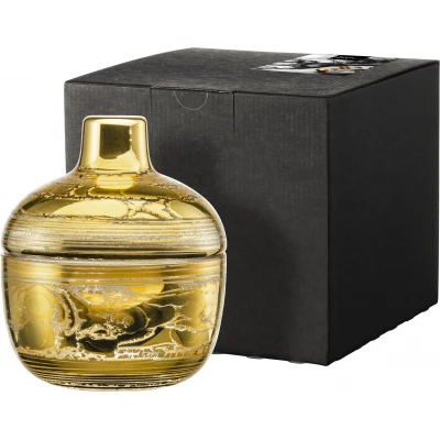 Eisch GOLDLEAF bonbonier arany díszdobozban 140 mm