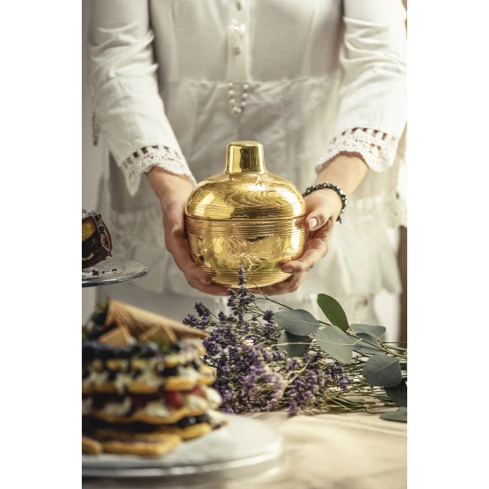 Eisch GOLDLEAF tányér arany díszdobozban 320 mm