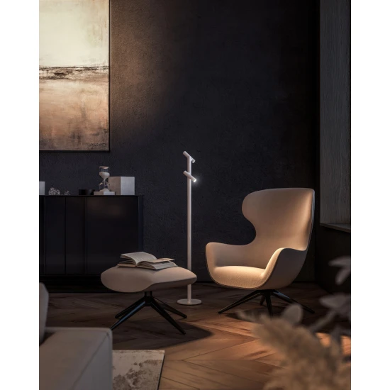 TUBO - állólámpa fehér 120 cm