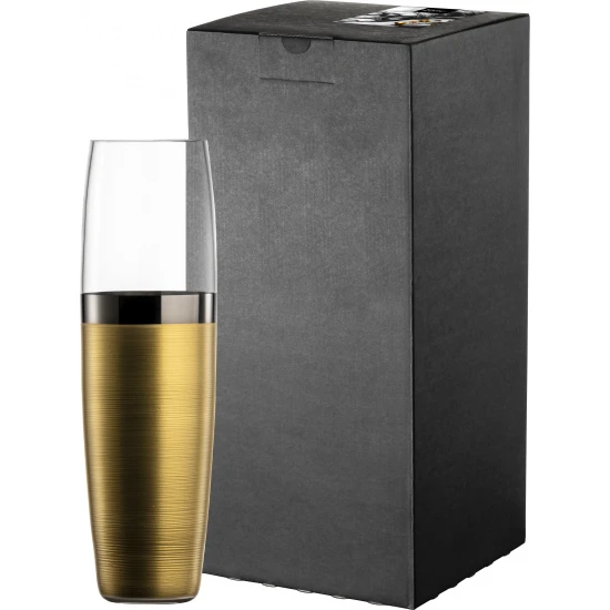 Eisch HAPTICS váza díszhengerben 285 mm