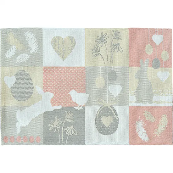 Sander Happy Easter szett alátét 32x48 cm rózsaszín