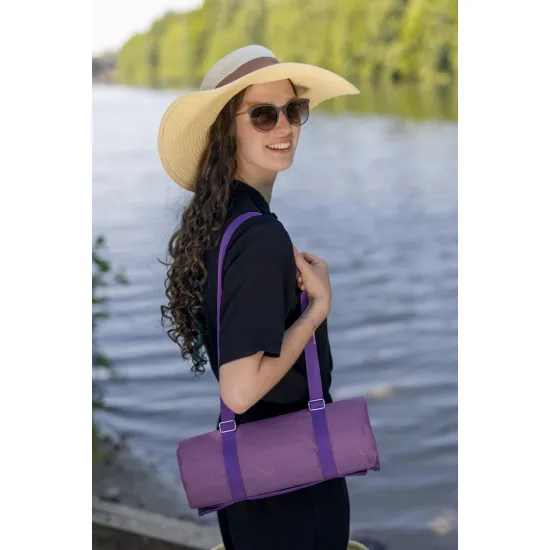 Picnic violet pléd 130 x 170 cm