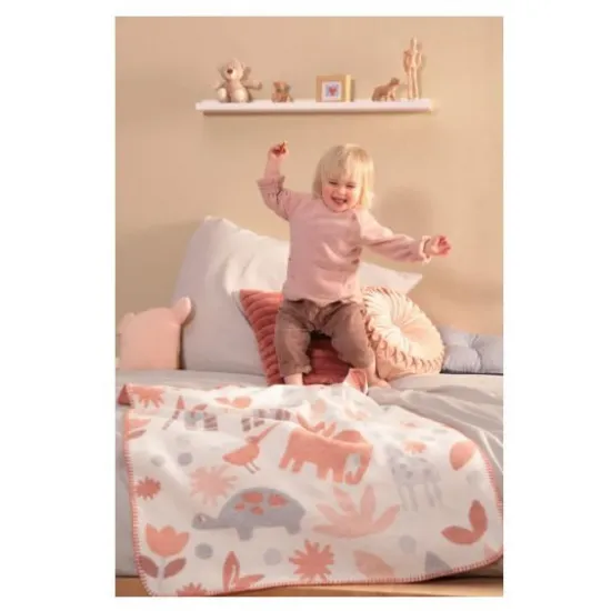 Lovely & Sweet Zoo babatakaró 75x100 cm