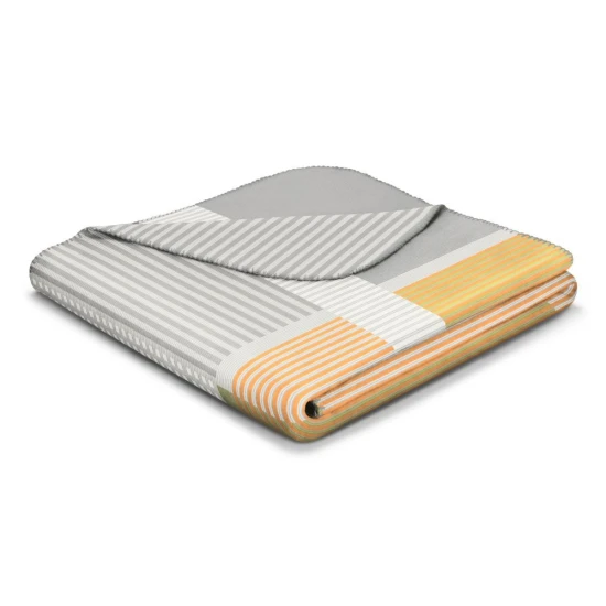 Biederlack Maze Yellow pléd 150x200 cm