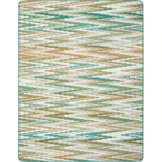 Biederlack Mission Teal pléd 150x200 cm