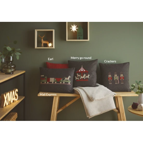 Sander Crackers párnahuzat 40 x 40 cm piros