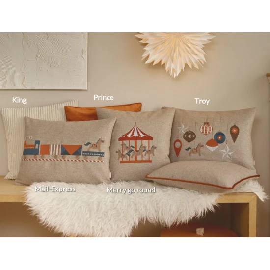 Sander Crackers párnahuzat 40 x 40 cm piros