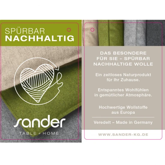 Sander Crackers párnahuzat 40 x 40 cm piros