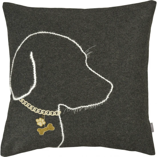 Sander Milo párnahuzat 40 x 40 cm szürke