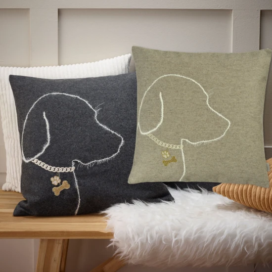 Sander Milo párnahuzat 40 x 40 cm szürke