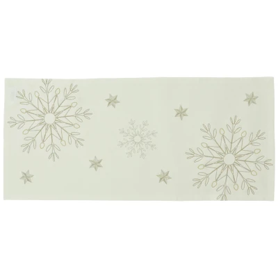 Sander Emerald asztali futó 38x85 cm szögletes ekrü