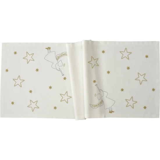 Sander Stardust asztali futó 50x150 cm szögletes piros