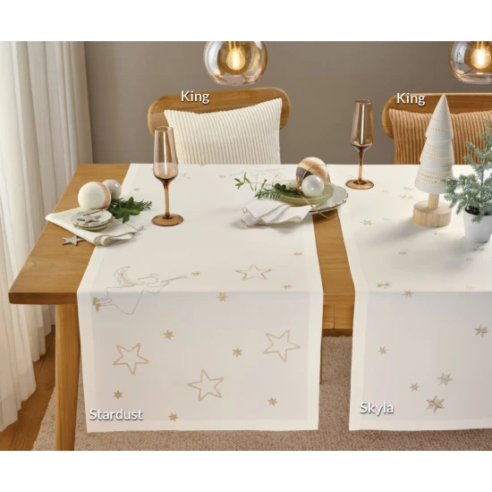 Sander Stardust asztali futó 50x150 cm szögletes piros