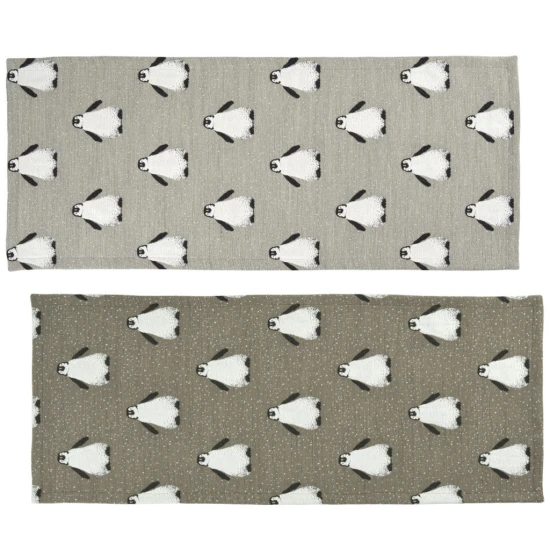 Sander Ping & Friends díszpárnahuzat 40x40 cm barna