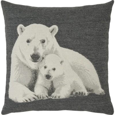 Sander Big Bears párnahuzat 60x60 cm szögletes grafitszürke