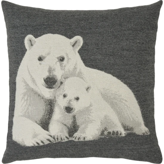 Sander Big Bears párnahuzat 60x60 cm szögletes grafitszürke