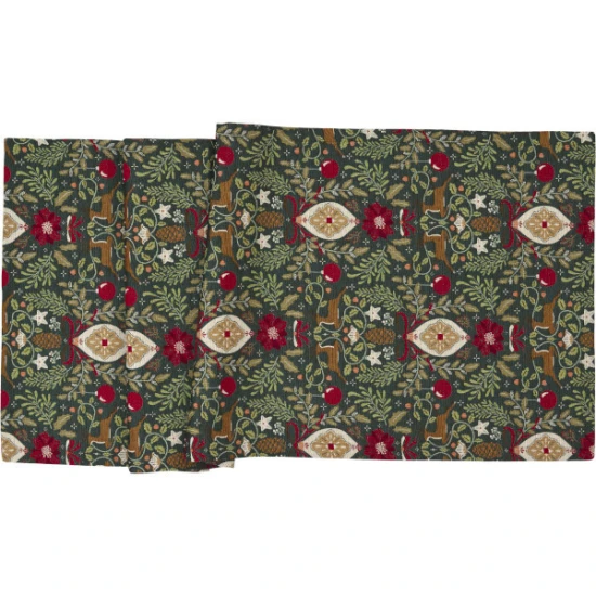 Sander Dexter asztalterítő 100x100 cm szögletes zöld