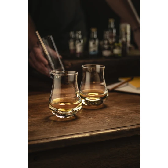 Eisch GENTLEMAN 2 db Whisky Nosing pohár díszhengerben 3,5dl 114 mm
