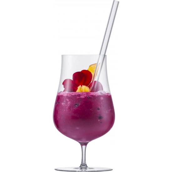 Eisch GENTLEMAN szívószál készlet 4 darabos clear díszdobozban