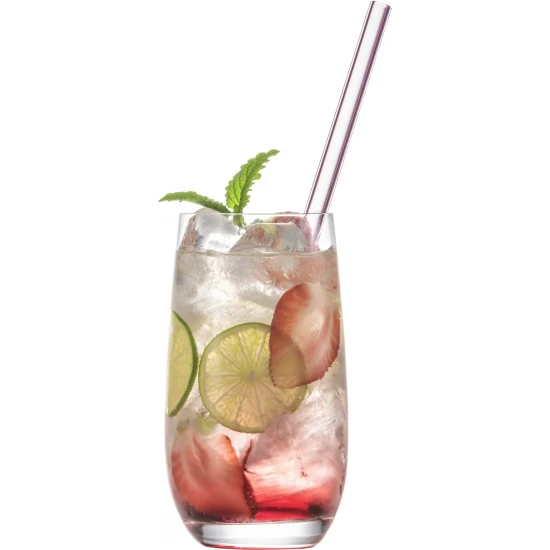 Eisch GENTLEMAN szívószál készlet 2 darabos rosé tisztító kefével díszdobozban