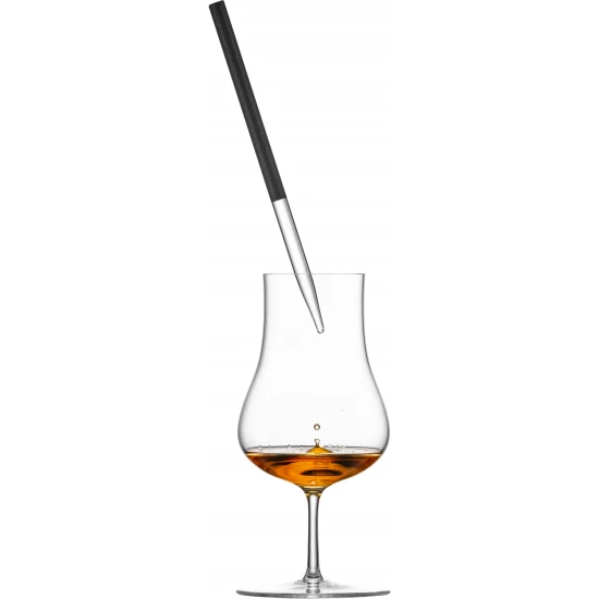 Eisch GENTLEMAN Whisky-Rum Pipetta fekete díszdobozban