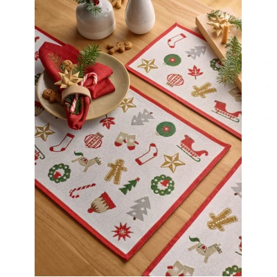 Sander X-mas Wonders asztali szalag 20x96 cm  eredeti szín