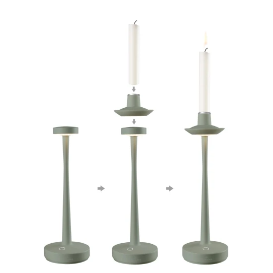 AARHUS - kültéri lámpa olivazöld 30 cm