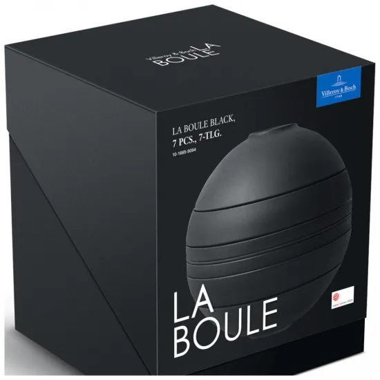 Iconic La Boule fekete 2 személyes 7 darabos