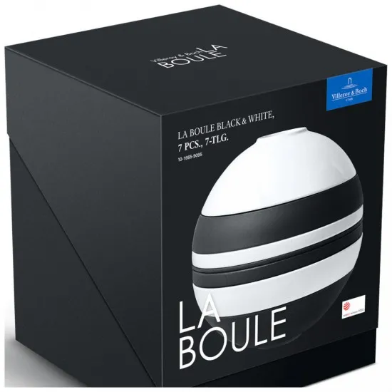 Iconic La Boule fekete és fehér 2 személyes 7 darabos