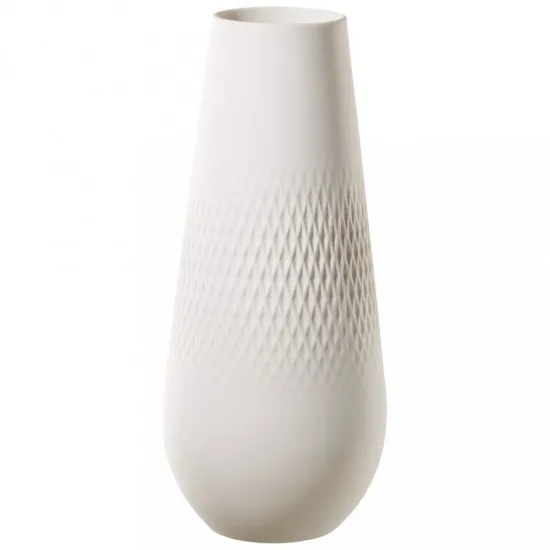 Manufacture Collier blanc fehér váza Carre No.3 11,5x11,5x26cm
