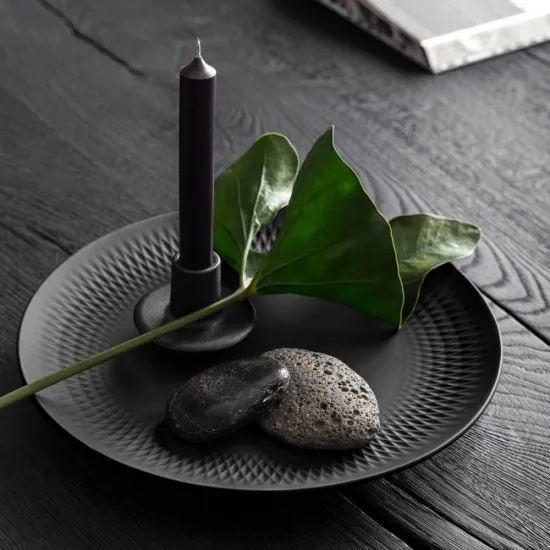 Manufacture Collier Noire dekoratív tál 32x3,5cm Manufacture Collier Noire dekoratív tál 32x3,5cm