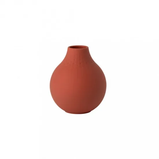 Manufacture Collier terre Perle kisméretű, öblös váza 11x11x12cm