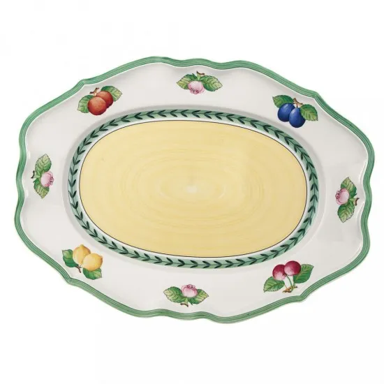 French Garden Fleurence ovál sültestál 44x31 cm