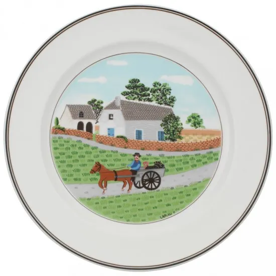Design Naif lapostányér Farmer 27 cm