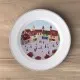 Design Naif lapostányér Falu 27 cm