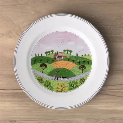 Design Naif lapostányér Vadász 27 cm