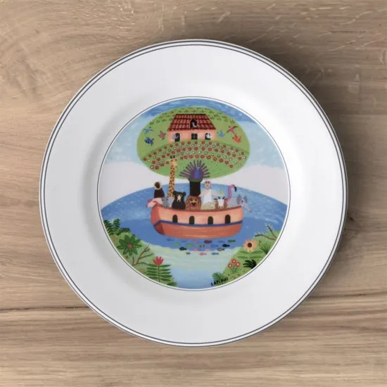 Design Naif reggelizőtányér Noé bárkája 21 cm