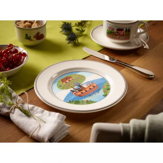 Design Naif reggelizőtányér Noé bárkája 21 cm