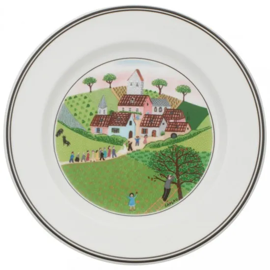 Design Naif zsemletányér Esküvő 17 cm