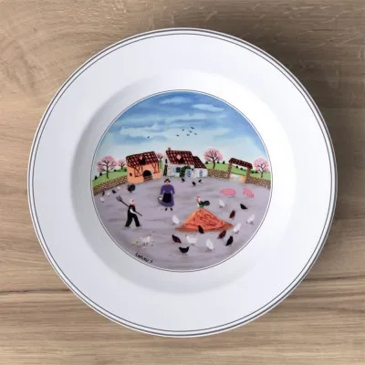 Design Naif mélytányér Baromfiudvar 2,5 dl 21 cm